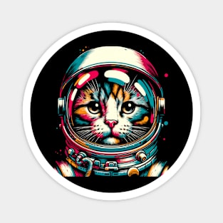 Space Astronaut Cat Gifts Space Cat Magnet